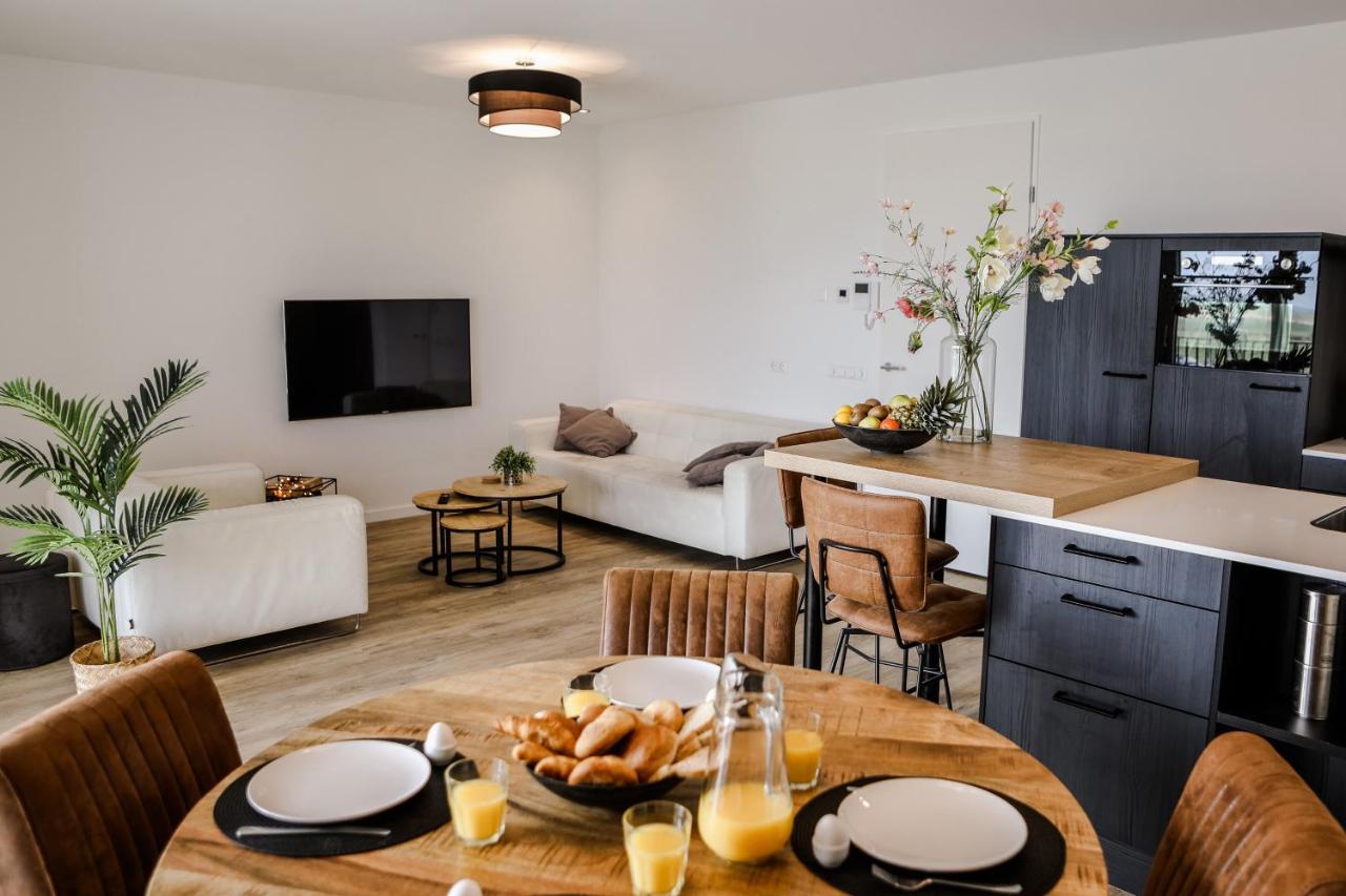 Luxe 4 Persoons Appartement In Residence Marina Kamperland 2C Esterno foto