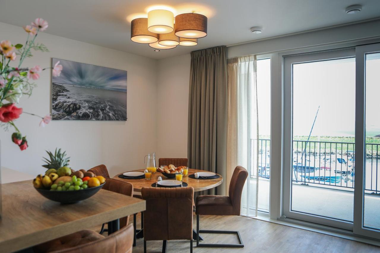 Luxe 4 Persoons Appartement In Residence Marina Kamperland 2C Esterno foto